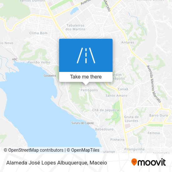 Alameda José Lopes Albuquerque map