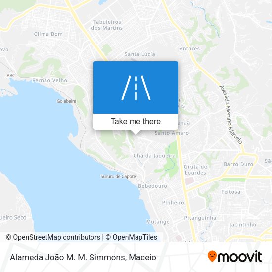 Alameda João M. M. Simmons map