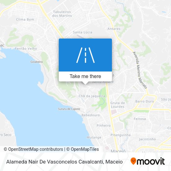 Alameda Nair De Vasconcelos Cavalcanti map