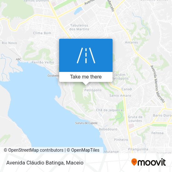Avenida Cláudio Batinga map