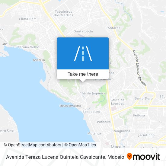 Avenida Tereza Lucena Quintela Cavalcante map