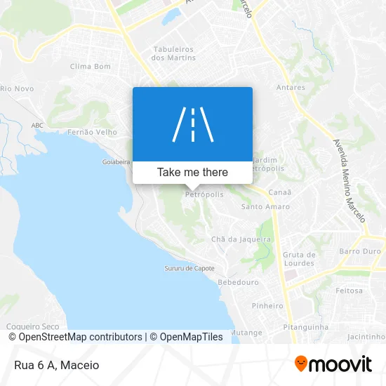 Rua 6 A map