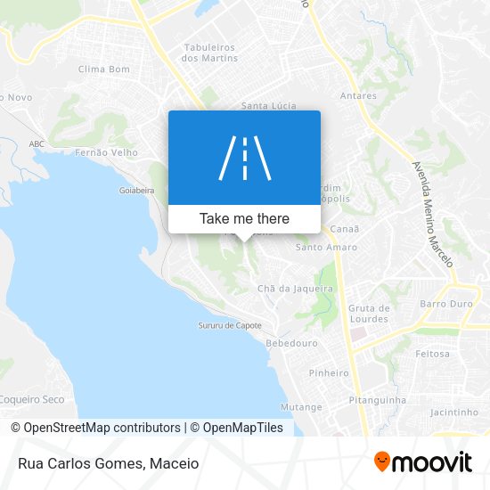 Rua Carlos Gomes map