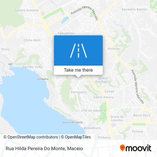 Rua Hilda Pereira Do Monte map