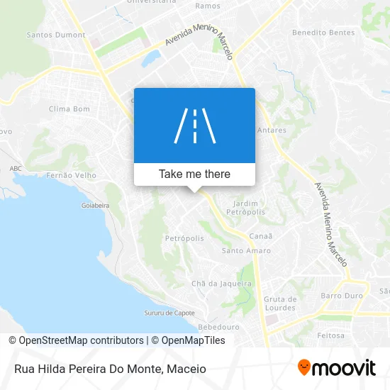 Rua Hilda Pereira Do Monte map