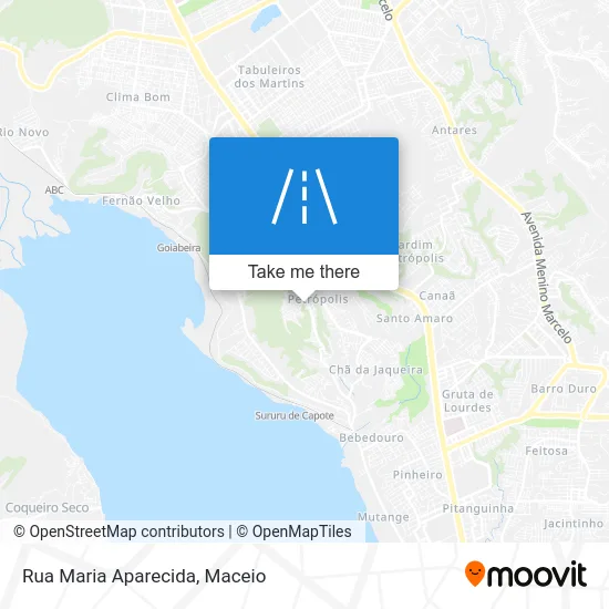 Rua Maria Aparecida map