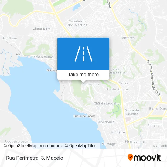 Rua Perimetral 3 map