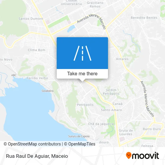 Rua Raul De Aguiar map