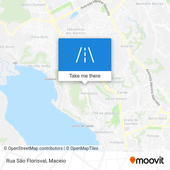 Rua São Florisval map