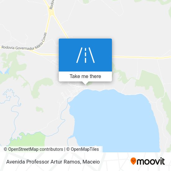 Avenida Professor Artur Ramos map
