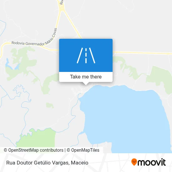 Rua Doutor Getúlio Vargas map