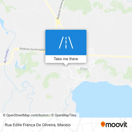 Rua Edite França De Oliveira map