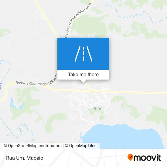Rua Um map