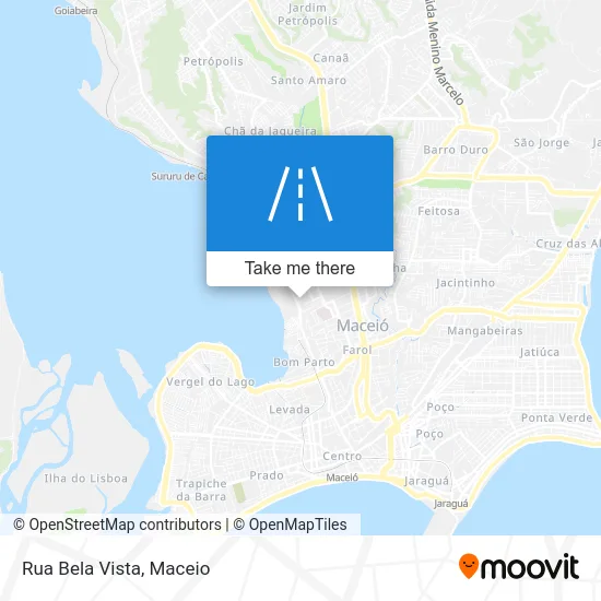 Rua Bela Vista map
