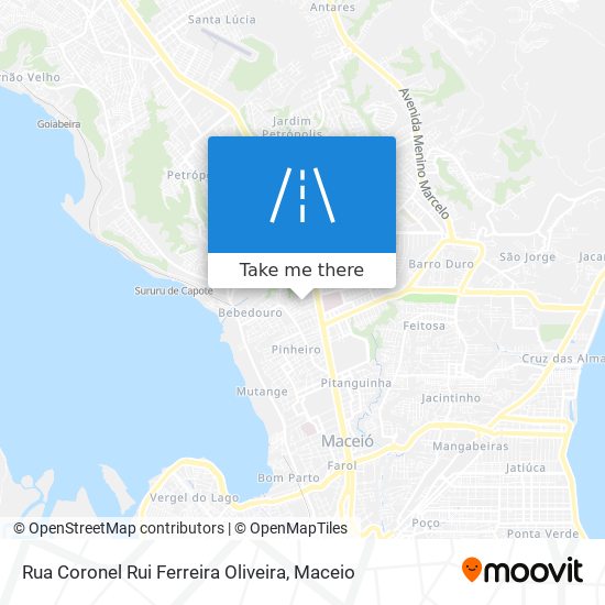 Rua Coronel Rui Ferreira Oliveira map