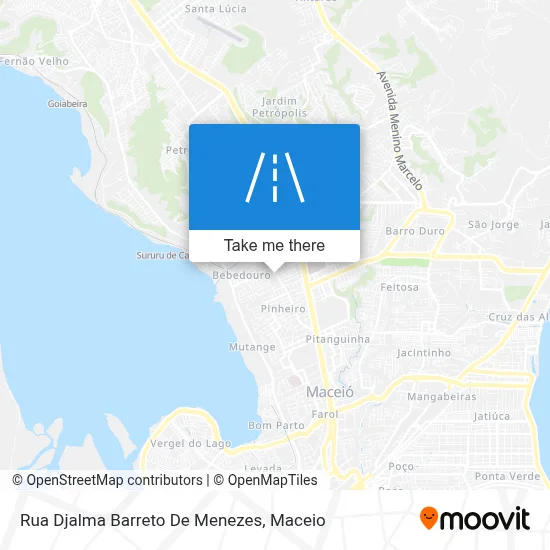 Rua Djalma Barreto De Menezes map