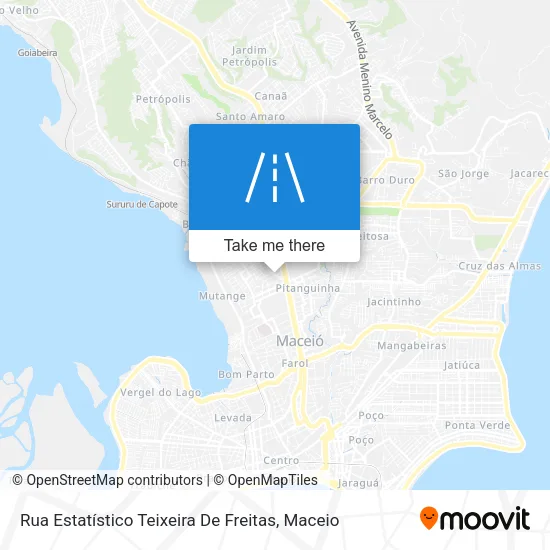 Rua Estatístico Teixeira De Freitas map