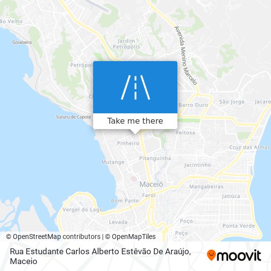 Rua Estudante Carlos Alberto Estêvão De Araújo map