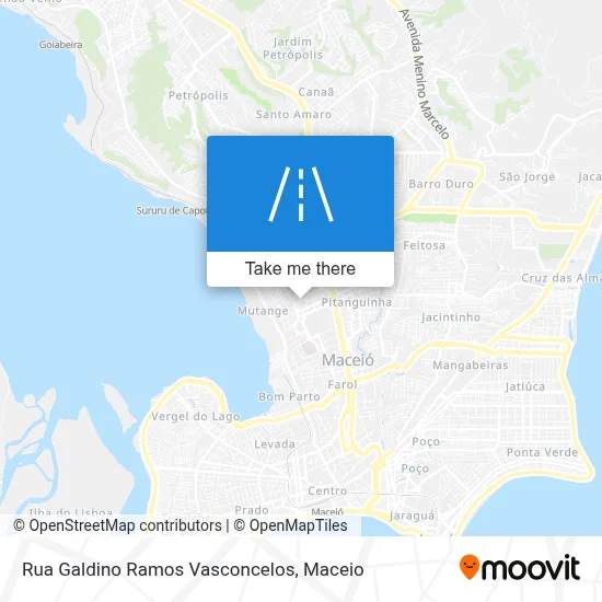 Rua Galdino Ramos Vasconcelos map