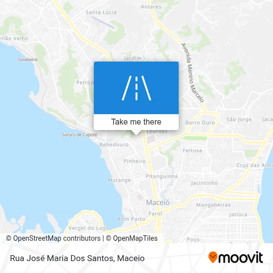 Rua José Maria Dos Santos map