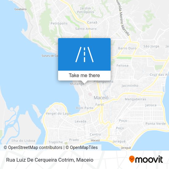 Rua Luiz De Cerqueira Cotrim map