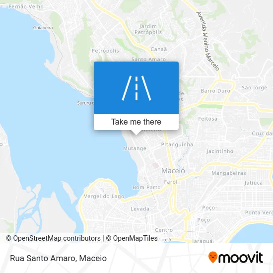 Rua Santo Amaro map