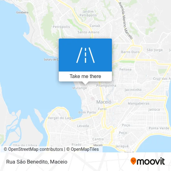 Rua São Benedito map