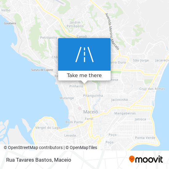 Rua Tavares Bastos map