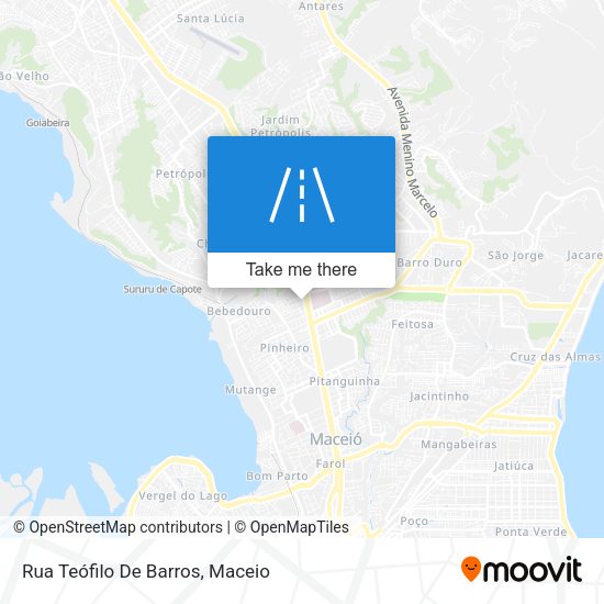 Rua Teófilo De Barros map