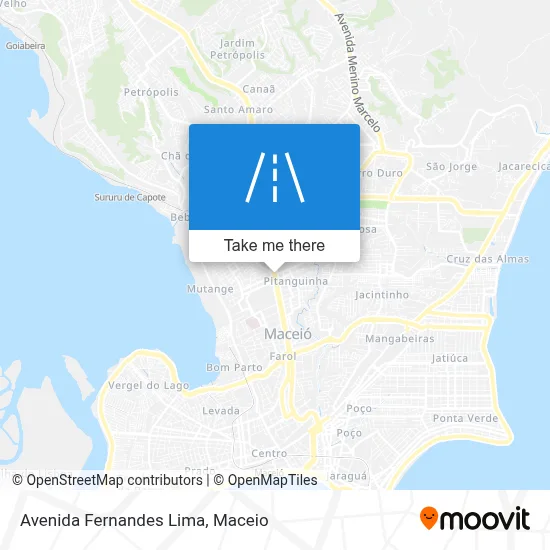 Avenida Fernandes Lima map