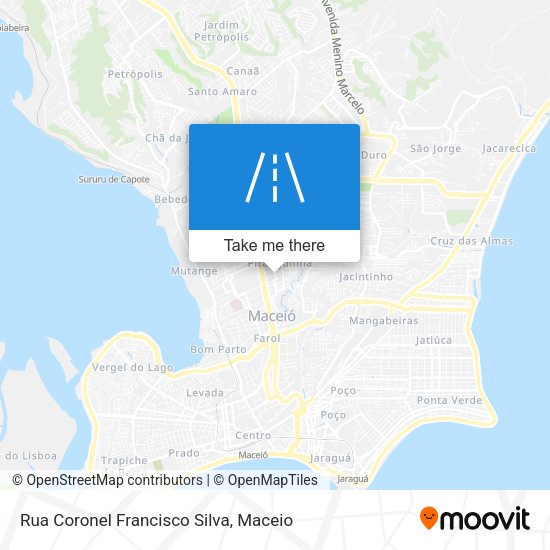 Rua Coronel Francisco Silva map