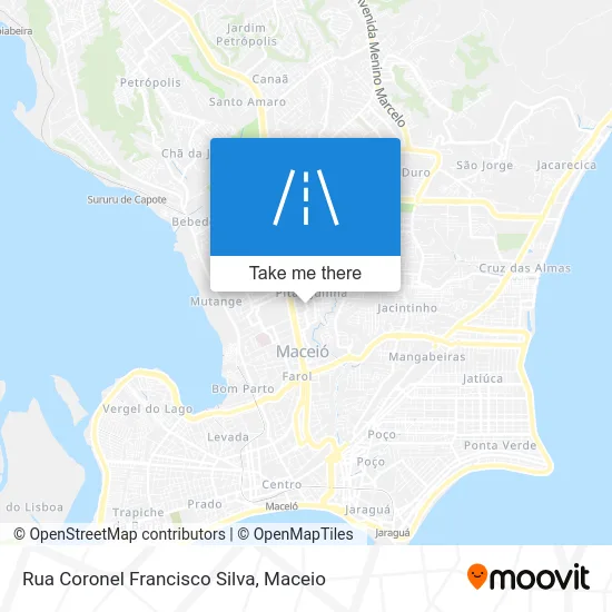 Rua Coronel Francisco Silva map