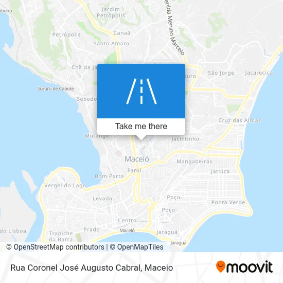 Rua Coronel José Augusto Cabral map