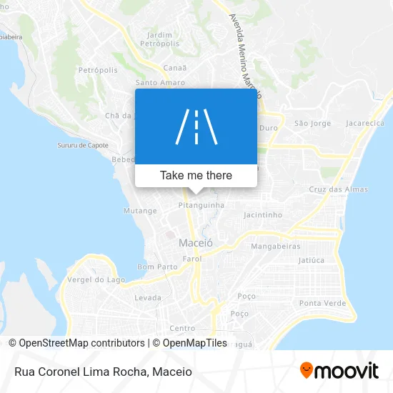 Rua Coronel Lima Rocha map