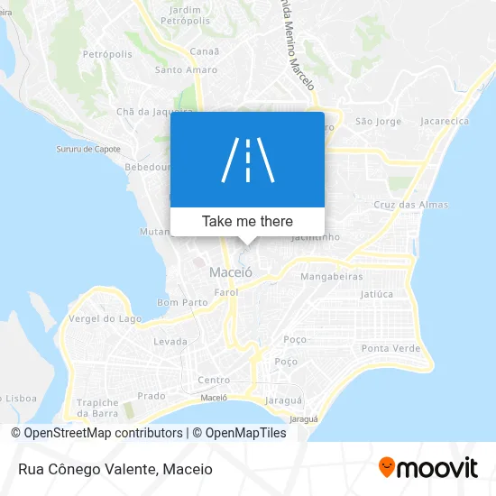 Rua Cônego Valente map