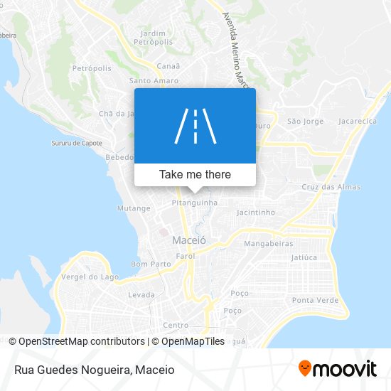 Mapa Rua Guedes Nogueira