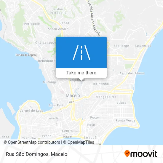 Rua São Domingos map