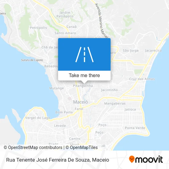 Rua Tenente José Ferreira De Souza map