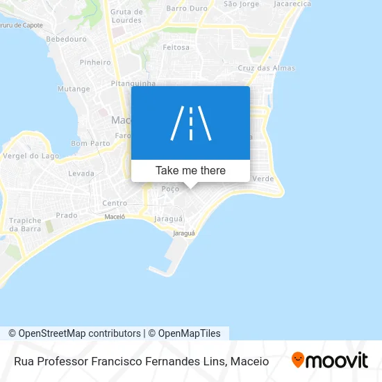 Rua Professor Francisco Fernandes Lins map