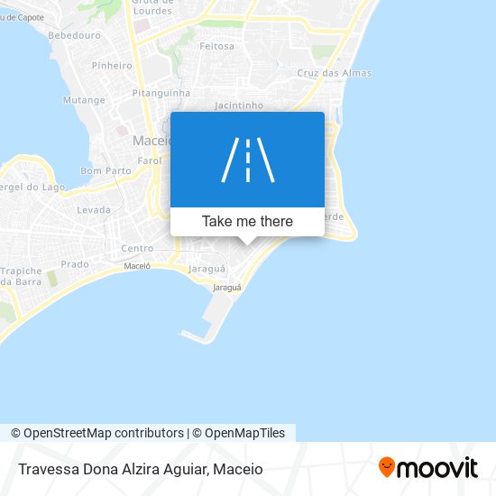 Mapa Travessa Dona Alzira Aguiar