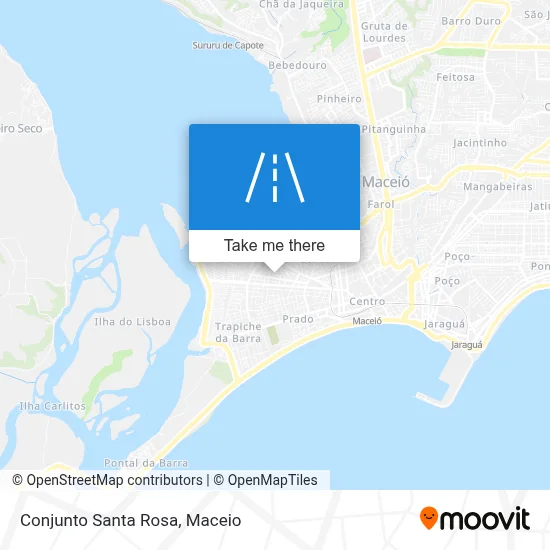 Conjunto Santa Rosa map