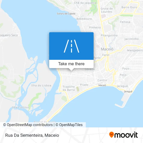 Rua Da Sementeira map