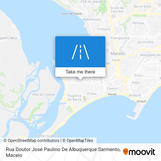 Rua Doutor José Paulino De Albuquerque Sarmento map