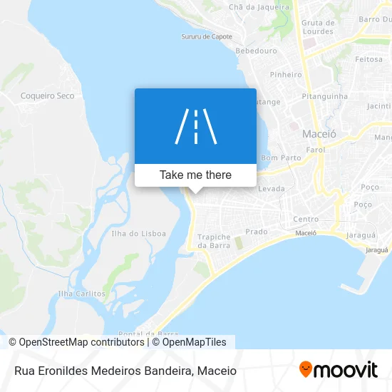 Rua Eronildes Medeiros Bandeira map