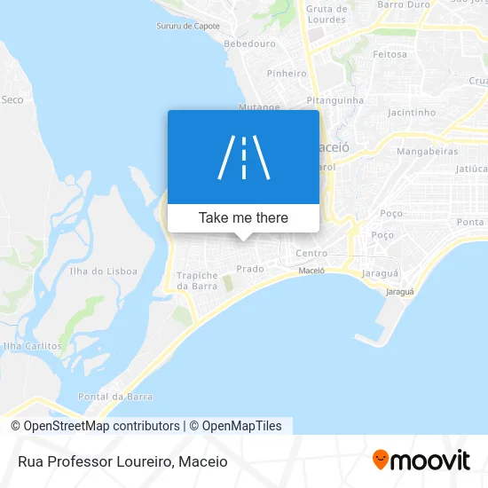 Rua Professor Loureiro map