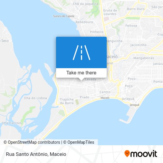 Rua Santo Antônio map
