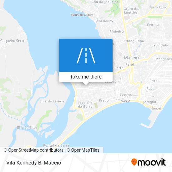 Vila Kennedy B map
