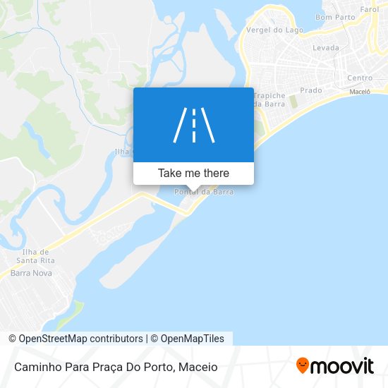 Caminho Para Praça Do Porto map