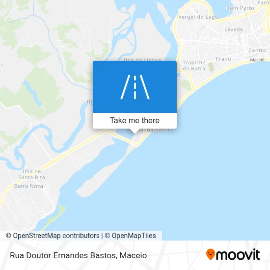 Rua Doutor Ernandes Bastos map