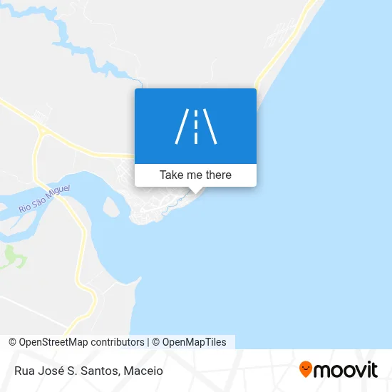 Rua José S. Santos map